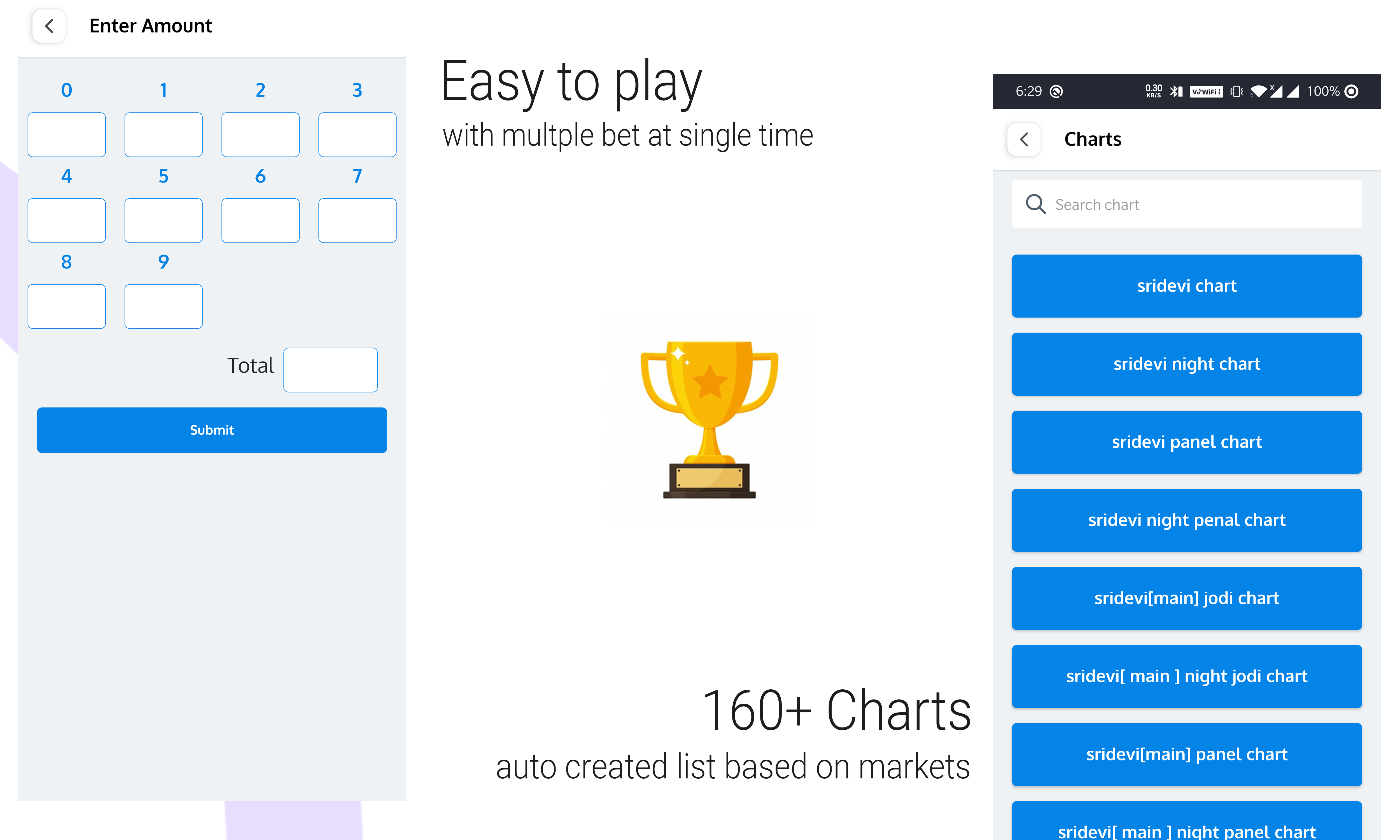 Betplay - Online Matka betting platform with 8 Games and 80+ markets - 1