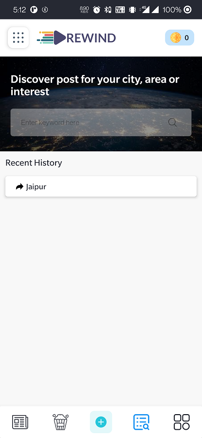 Rewind - Location based News and Entertainment Social Media Application screenshot 9